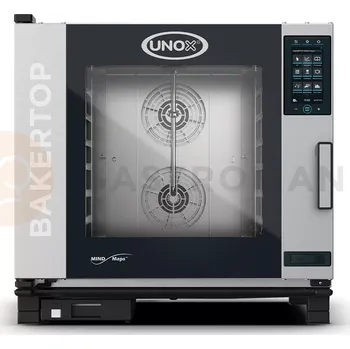 Pec na pizzu Pekařská pec 6x 600x400 mm, plynová, 19 kW | UNOX, BAKERTOP MIND.Maps PLUS COUNTERTOP