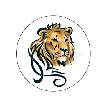 Jedlá dekorace na dort BAREVNÝ LEV, VARIANTA Jedlý papír 309