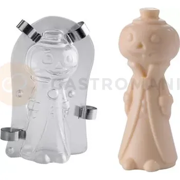 Čokoládová tyčinka Polykarbonátová forma s magnetem na pralinky - Mr Pumpkin - MAC406S | MARTELLATO, Halloween