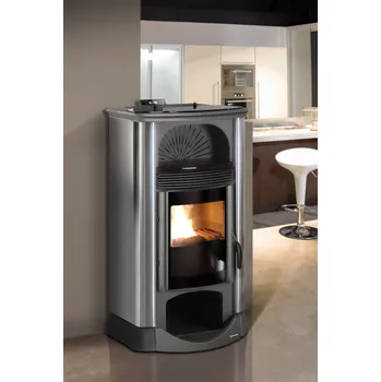 Thermorossi 8000 METALCOLOR / INOX (s prostorovým ventilátorem a rozvodem vzduchu 1x16,2x8m, plechové obložení)