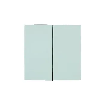 vypínač kryt dvojitý ELEGANT - led.zelená