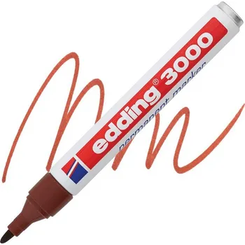 Permanentní popisovač EDDING 3000, okrový