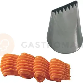 Výroba svíčky Zdobící špička - efekt proplétaného košíku, sada 5 ks - 30x43x20x3 mm - BD301 | MARTELLATO, Basket Piping Nozzles