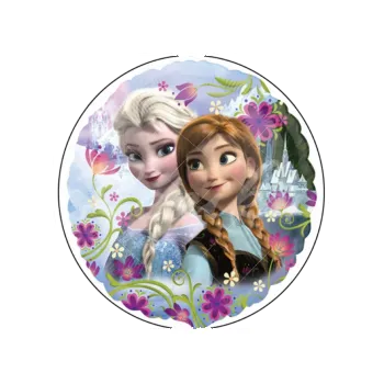 Jedlá dekorace na dort ELZA A ANNA, VARIANTA Jedlý papír 377