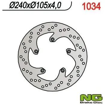 Brzda pro motocykl Přední brzdový kotouč NG Benelli 400 VELVET DUSK 2003