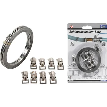 hadicová spona BGS Technic 1794 páskové hadicové spony 8 ks