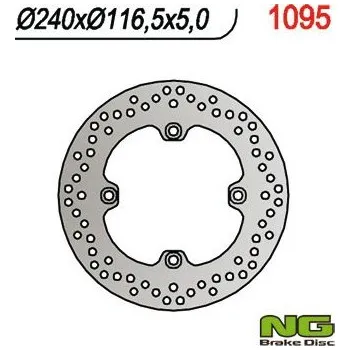 Brzda pro motocykl Zadní brzdový kotouč NG Honda 600 CBR F ABS / CBR FA ABS 2011 - 2013