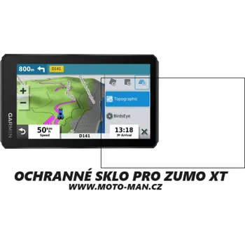 GPS navigace hybridní ochranné sklo ENZZO na navigaci GARMIN ZUMO® XT, lesklé