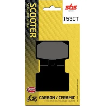 Brzda pro motocykl Zadní brzdové destičky SBS Aprilia 125 Leonardo 1999 - 2006 směs CT