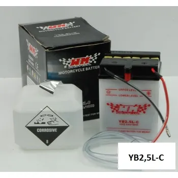 baterie- akumulátor YB2,5L-C WM MOTOR