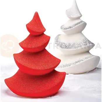 Čokoládová tyčinka Forma na čokoládu - vánoční stromeček, 160x200 mm, 260 g - KT136 | PAVONI, Wave