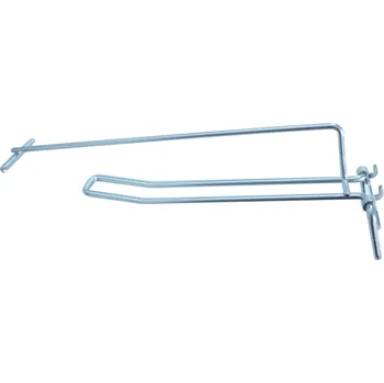Věšák Háček dvojitý s klipem a hrazdou 300 mm