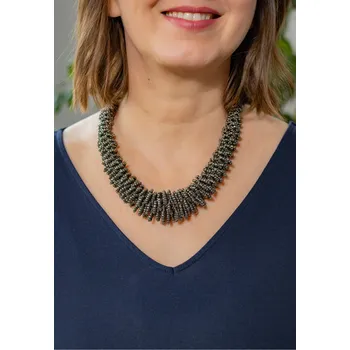 Náhrdelník Náhrdelník Diana, korálkový, luxusní, hematitový