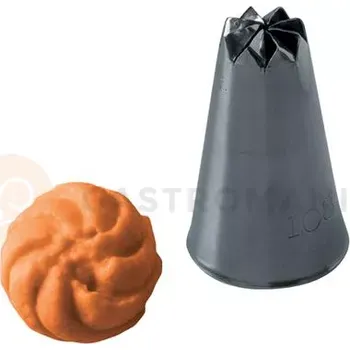 Výroba svíčky Cukrářská špička Květina, sada 5 ks - 25x40x13 mm - BX0108 | MARTELLATO, Flower & Petals Nozzles