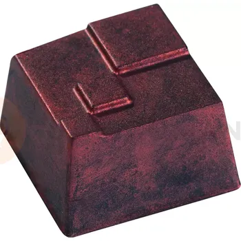Čokoládová tyčinka Polykarbonátová forma na pralinky a čokoládu, hranaté- 30 ks x 7g, 25x25x15 mm - MA1965 | MARTELLATO, Modern