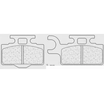 Brzda pro motocykl Přední brzdové destičky CL-Brakes SUZUKI RM 65 2003-2005 směs MX10
