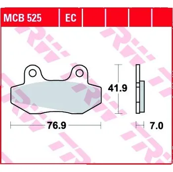 Brzda pro motocykl Přední brzdové destičky TRW / Lucas Honda NS-1 50 1991 -