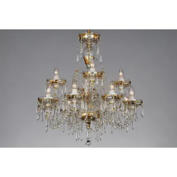 LUCKY GLASS Lustr CH-12 Crystal-gilded