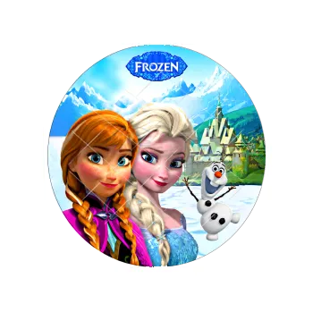 Jedlá dekorace na dort ANNA A ELZA, VARIANTA Jedlý papír 372