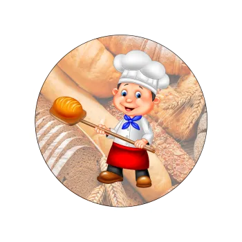 Jedlá dekorace na dort PEKAŘ, VARIANTA Jedlý papír 1078