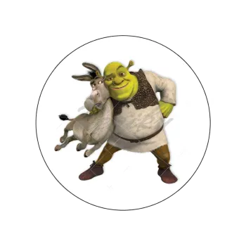 Jedlá dekorace na dort SHREK A OSLÍK, VARIANTA Jedlý papír 115