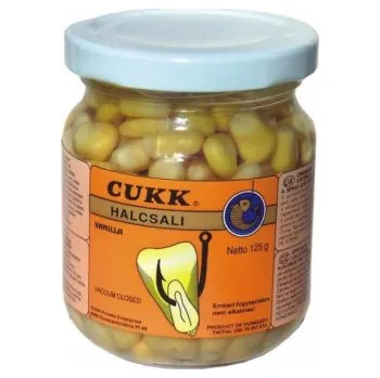 Návnadová surovina CUKK Kukuřice v nálevu VANILKA - 125g