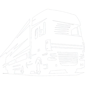 Samolepicí dekorace na vozidlo Auto kamion silueta 2 samolepka na auto - žlutá / vyrobit jako na obrázku / 10x8 cm