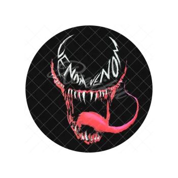 Jedlá dekorace na dort VENOM hlava, VARIANTA Jedlý papír 78