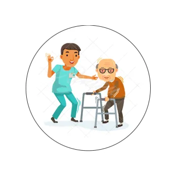 Jedlá dekorace na dort OŠETŘOVATEL, VARIANTA Jedlý papír 1085