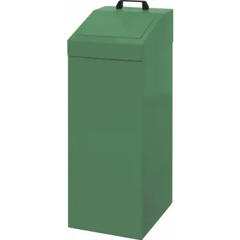 Odpadkový koš Nádoba na tříděný odpad N9610, objem 100 litrů, zelená