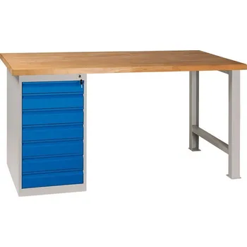 Dílenský stůl DÍLENSKÝ STŮL PROFI 1700 mm + zásuvkový kontejner IG305