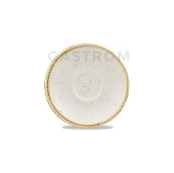 Bílý podšálek, ručně zdobený 11,8 cm | CHURCHILL, Stonecast Barley White