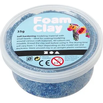 Modelovací hmota Creative Samotvrdnoucí modelovací pěnová hmota Foam Clay MODRÁ