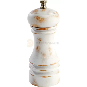 Kuchyňský mlýnek Mlýnek na pepř, 150 mm bílý | APS, Professional Vintage
