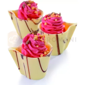 Čokoládová tyčinka Polykarbonátová forma k vytvoření čokoládových formiček - 24ks, 32x42x29 mm - 20GU005 | MARTELLATO, Mini Choco Fill