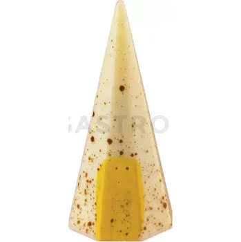 Výrobník cukrové vaty Polykarbonátová forma na pralinky 3D, kužel - 11 g - MA4006 | MARTELLATO, Pyramide