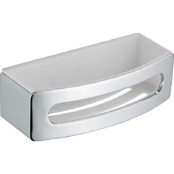 WC štětka Keuco Elegance - Plastová nádobka, bílá 11658000100