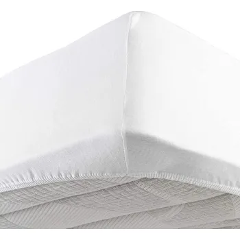 Prostěradlo Kvalitní bavlněné jersey prostěradlo Vivacolor - 90x200cm - Bílá barva