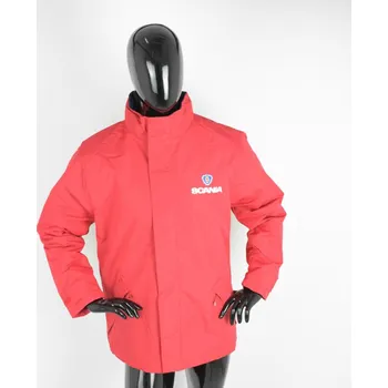 Pánský zimní kabát Bunda s podšívkou SCANIA červená 2XL