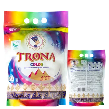 Univerzální čisticí prostředek Trona prací prášek Color 1,0 kg - universální bezfosfátový prací prášek na barevné prádlo.