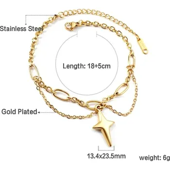 Náramek Elegantní dámský náramek z chirurgické oceli - 557G