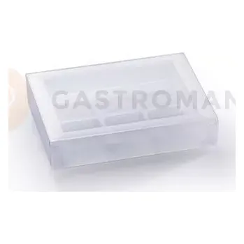 Čokoládová tyčinka Plastový obal na čokoládu a pralinky - 100x115x23 mm, 6-místné 32x27 mm - MSC201 | MARTELLATO, Packaging