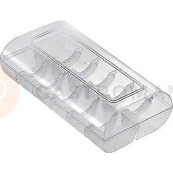 Výroba svíčky Dekorativní obal na 12 ks makronek, průhledné | SILIKOMART, Macado 12