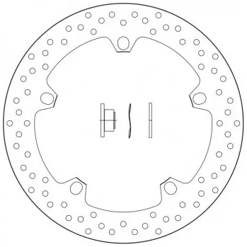 Auto-moto Přední brzdový kotouč Brembo BMW 1200 R 1200 GS 2013 -