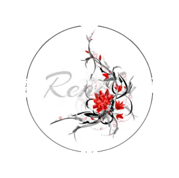 Jedlá dekorace na dort KVĚTINA černočervená, VARIANTA Jedlý papír 218