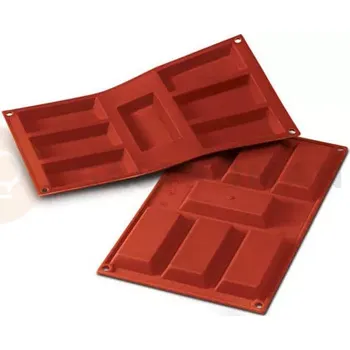 Kuchyňská sůl Silikonová forma SF054 BIG FINANZIERI zlatá cihlička velká 95x45x12 mm | SILIKOMART, Rectangle