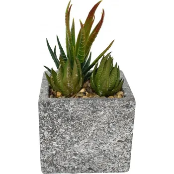 umělá květina DUE ESSE DUE ESSE, Dekorativní květina v hranatém květináči 16 cm