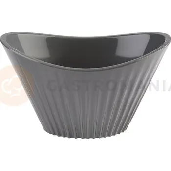 Miska z melaminu 9,5 x 5,5 cm, šedá | APS, Mini