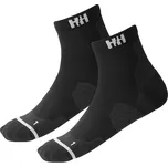 Ponožky HELLY HANSEN 67534 990 TRAIL SOCK 2PK 990 BLACK velikost 42-44
