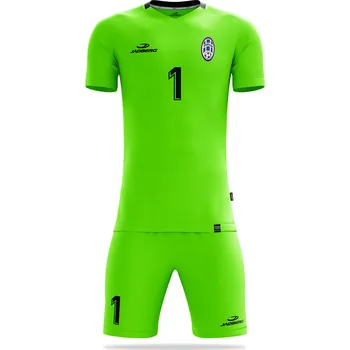 Fotbalový brankářský dres a trenýrky Jadberg-Custom SET Fluo Zelená / L